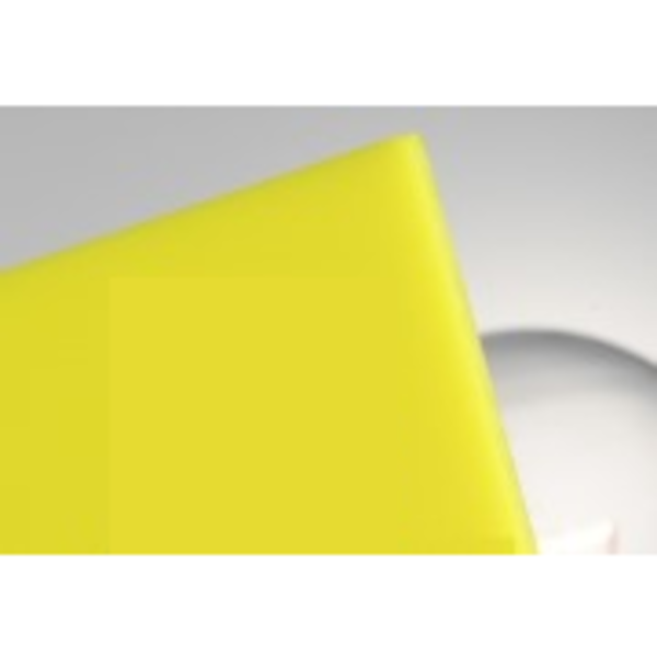 Professional Plastics Yellow#2037 Cast Acrylic Film-Masked Sheet, 0.250 X 48.000 X 96.000 [ SACRYW2037.250X48.000X96.000CF